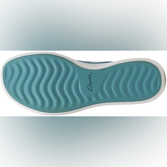 🖤🖤 Clarks Ladies Drift Ave CASUAL SANDAL, Teal Combi 8M - Picture 8 of 8